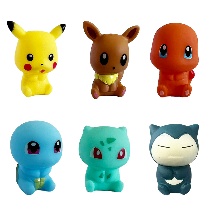Baby Products Japan - 6 Buah Mainan Mandi Pokemon Pikachu