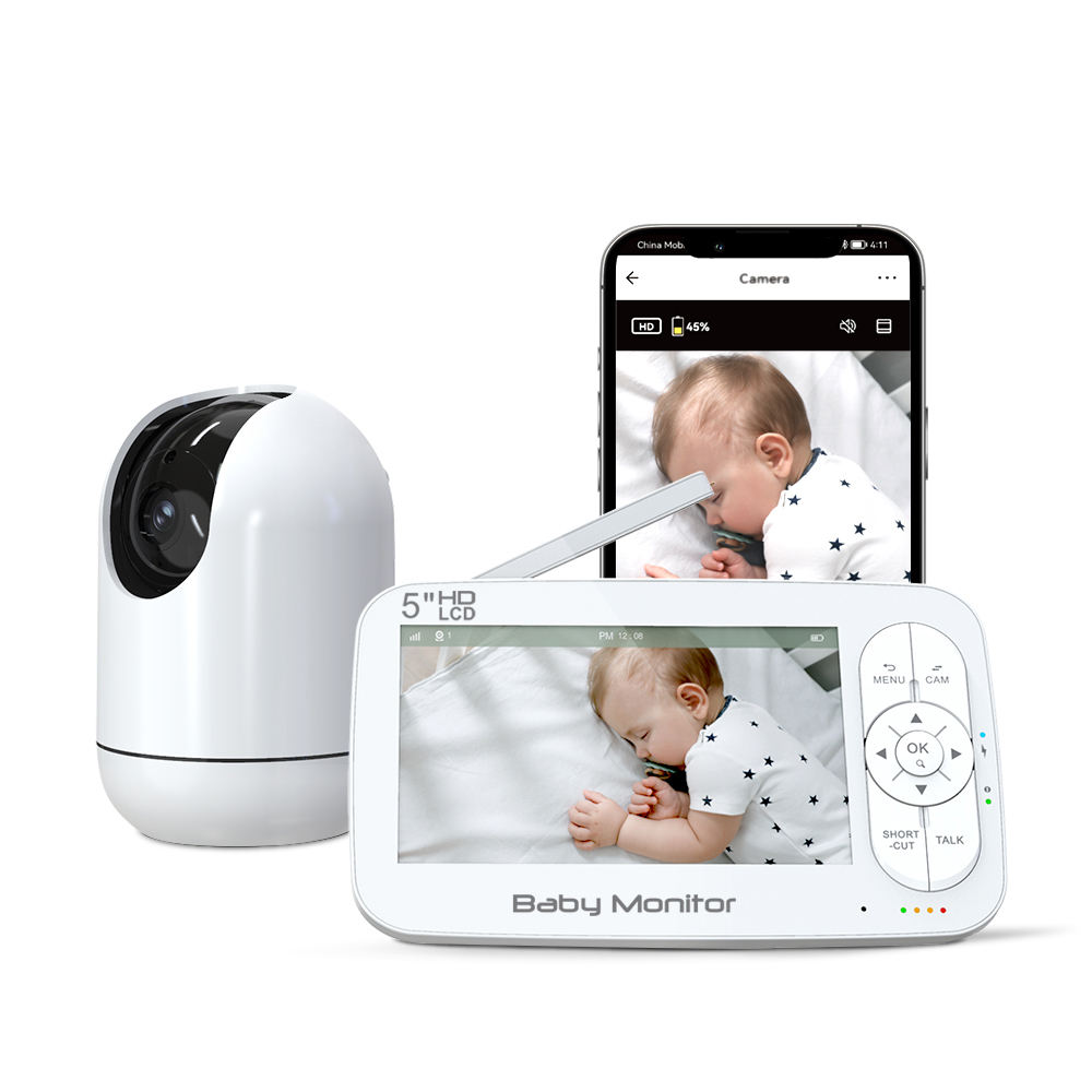Wireless Baby Monitor - Kamera Bayi 5 Inci 2MP 1080P