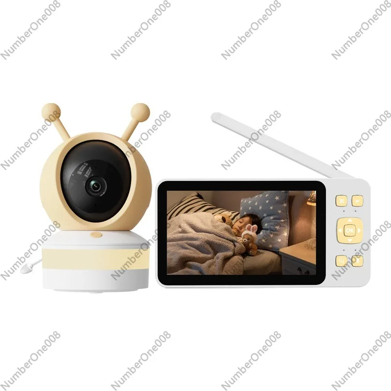 Wireless Baby Monitor - Monitor Bayi HD 5 Inci, Kamera
