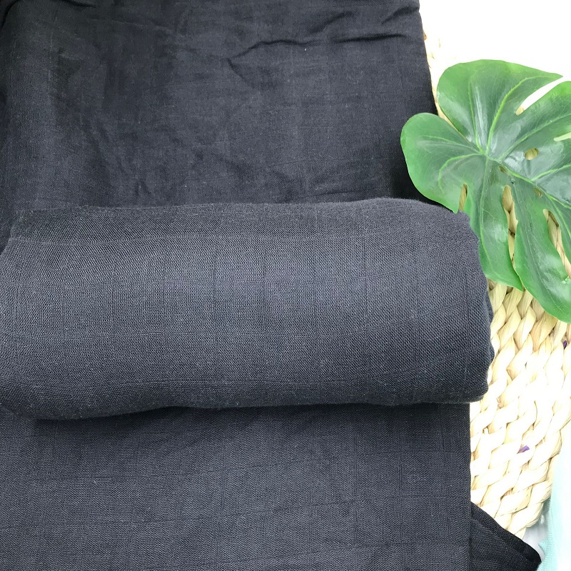 Baby Swaddle Blanket - Selimut Bayi Warna Hitam Murni Ultra