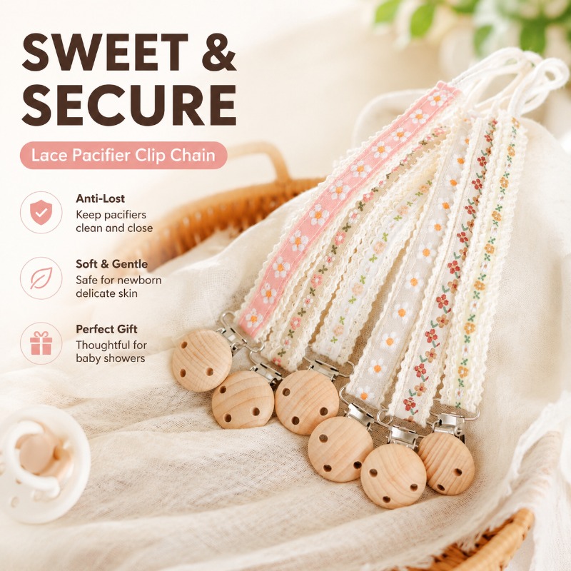 Baby Pacifier Clip - Rantai Penjepit Empeng Bayi Anti-Hilang dengan