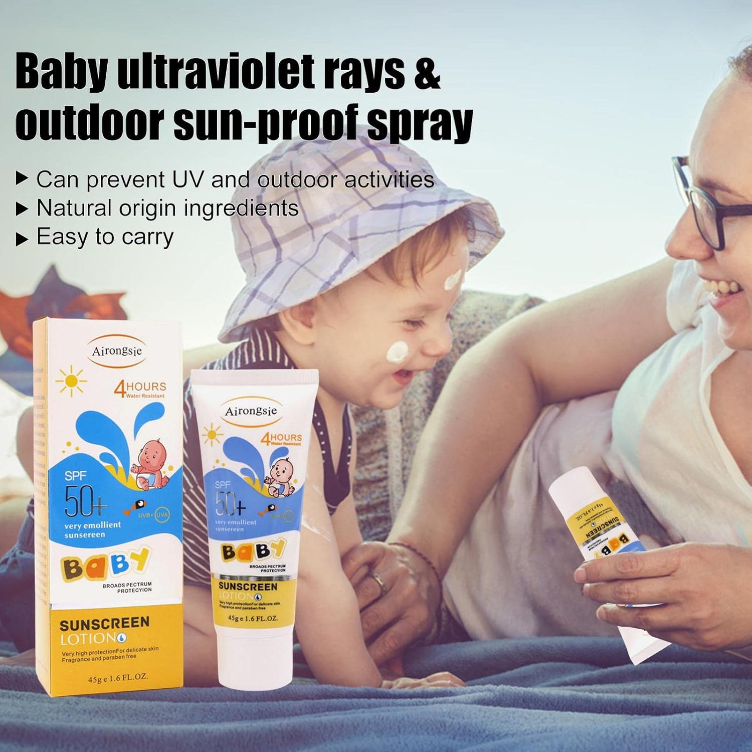 Krim Tabir Surya bayi, krim me - Baby Sunscreen Lotion ulasan dan harga