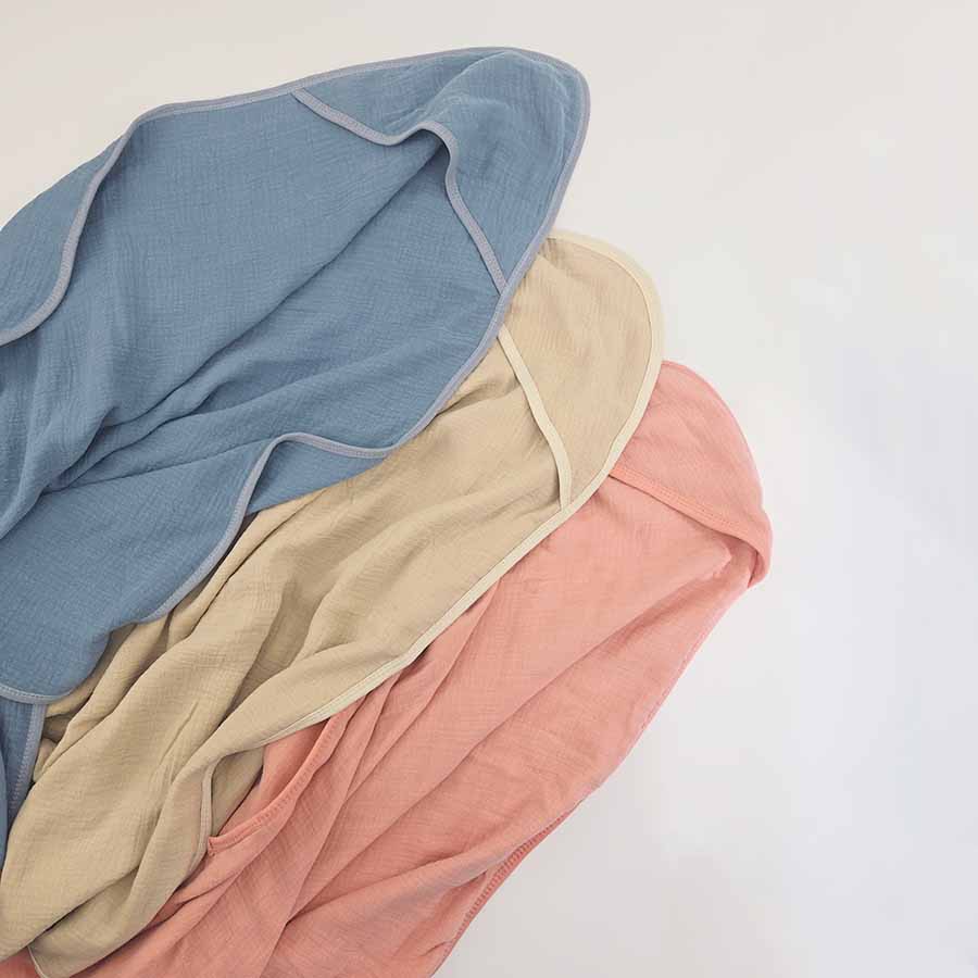 Jubah Mandi Bayi Kasa Katun Ha - Baby Swaddle Blanket ulasan dan harga