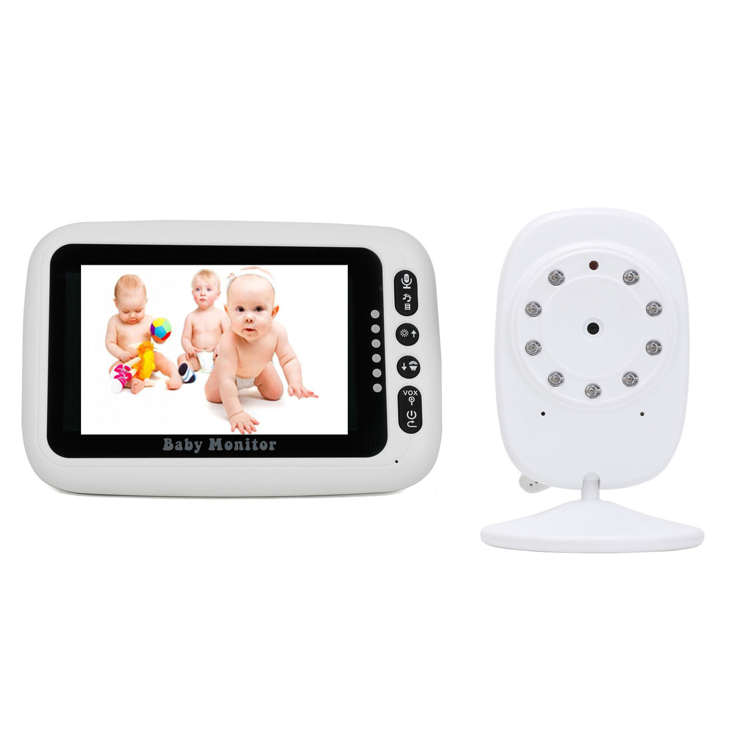 Layar IPS 4.3 inci Monitor Bay - Wireless Baby Monitor ulasan dan harga