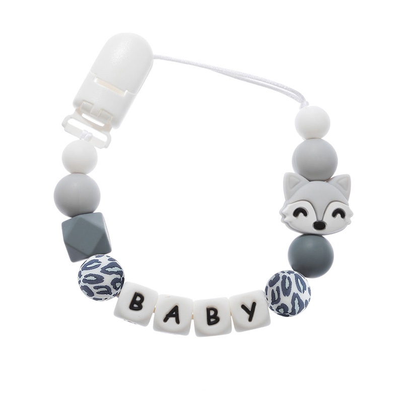 Kartun Personalized Nama Buata - Baby Pacifier Clip ulasan dan harga