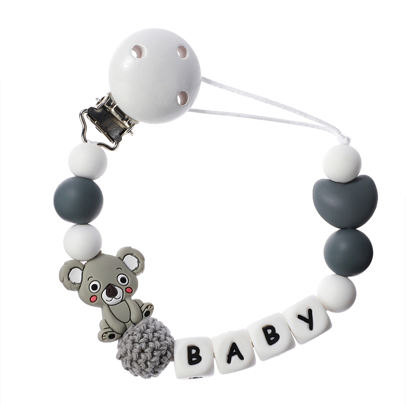 Kartun Personalized Nama Buata - Baby Pacifier Clip ulasan dan harga