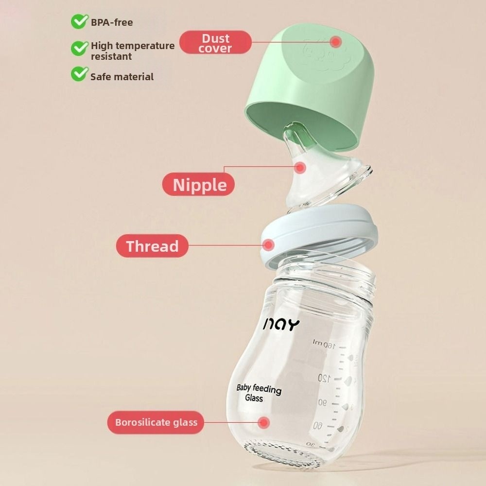 Botol Bayi Kaca Anti Perut Kem - Baby Products Useful ulasan dan harga