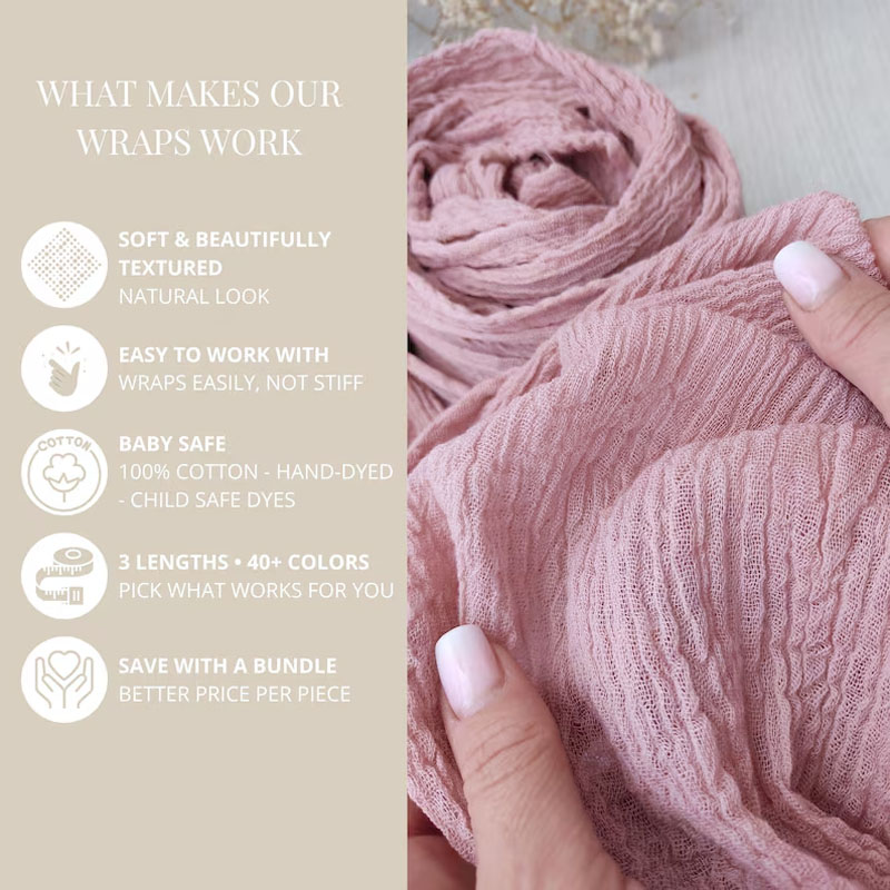 1 Buah/Kain Kasa Gelembung Lem - Baby Swaddle Blanket ulasan dan harga