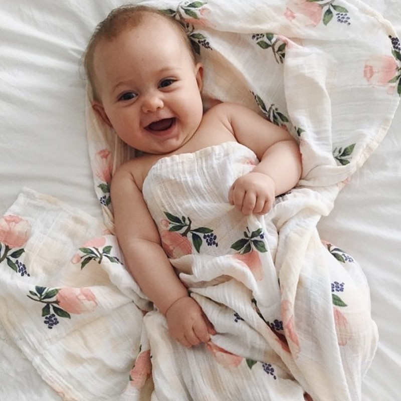 Selimut Bayi Swaddle Rose 120x - Baby Swaddle Blanket ulasan dan harga