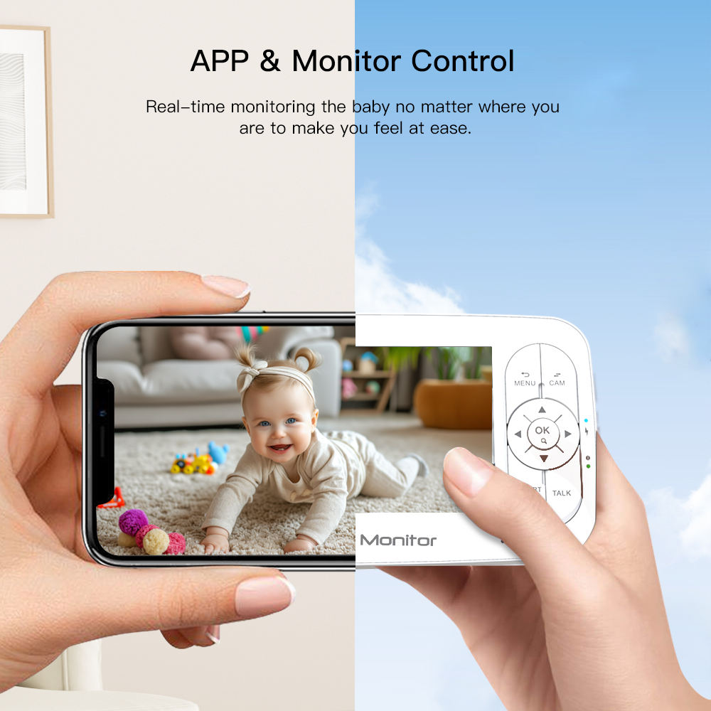 Kamera Bayi 5 Inci 2MP 1080P K - Wireless Baby Monitor ulasan dan harga
