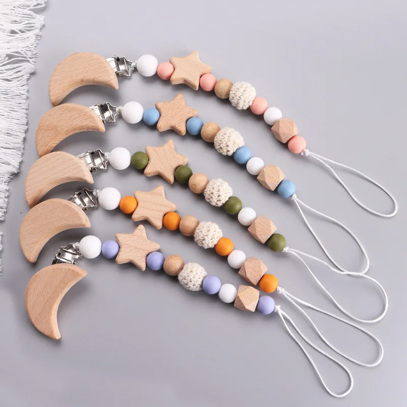 Baru kustom nama Kayu diperson - Baby Pacifier Clip ulasan dan harga