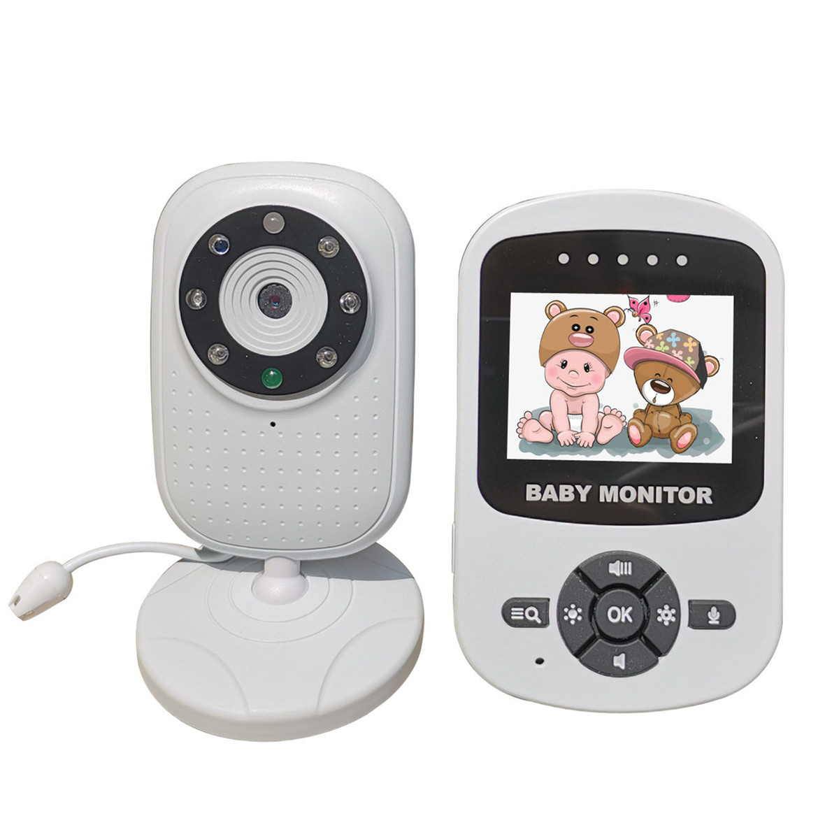 Layar TFT 2.4 Inci Monitor Bay - Wireless Baby Monitor ulasan dan harga
