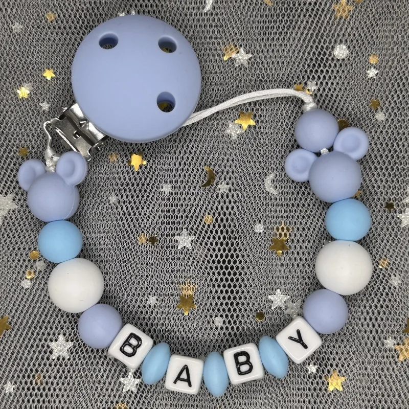 Klip Dot Bayi Rantai Penahan D - Baby Pacifier Clip ulasan dan harga