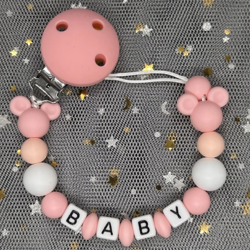 Klip Dot Bayi Rantai Penahan D - Baby Pacifier Clip ulasan dan harga