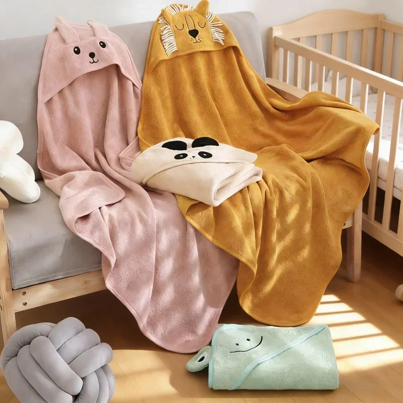 Jubah Mandi Bayi Katun Penyera - Baby Swaddle Blanket ulasan dan harga