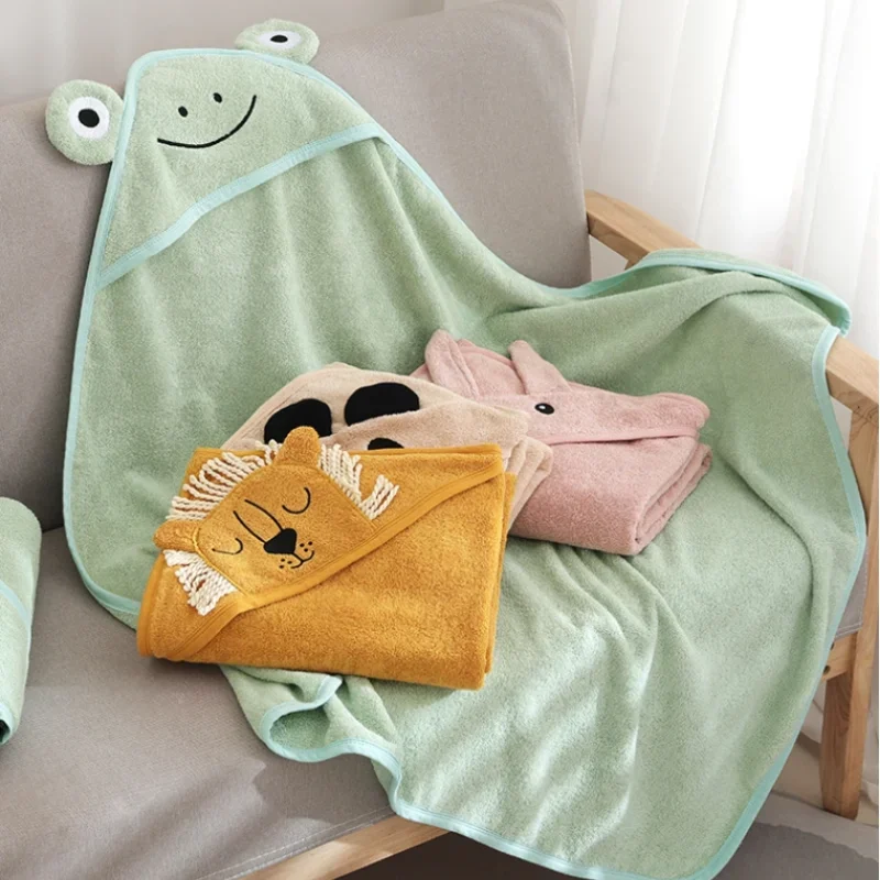 Jubah Mandi Bayi Katun Penyera - Baby Swaddle Blanket ulasan dan harga