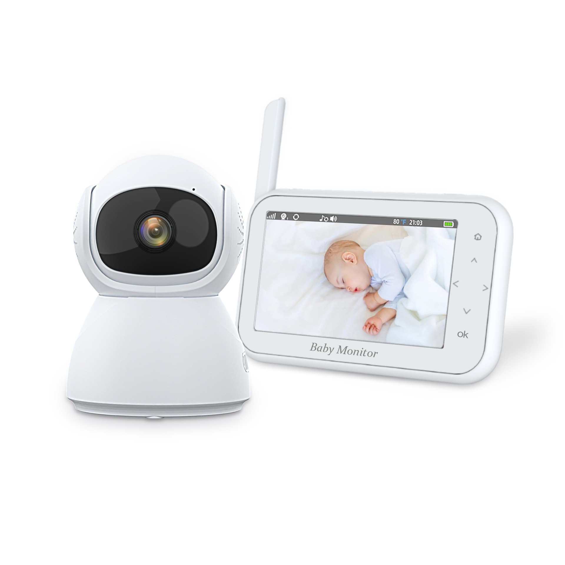 Monitor Bayi PTZ Nirkabel 720P - Wireless Baby Monitor ulasan dan harga